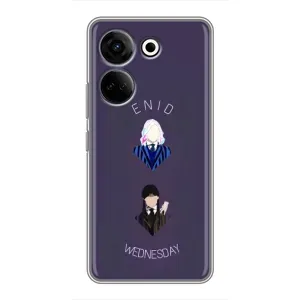 Чохли Венсдей на Tecno Camon 20 Pro Уенсдей (AlphaPrint) (Венздей і подруга)