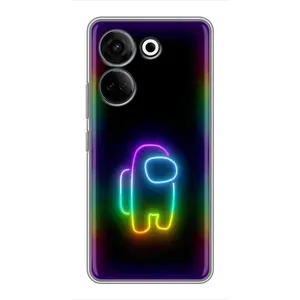 Чохли Амонг Ас для Tecno Camon 20 Pro (AlphaPrint) (Яскравий скін)