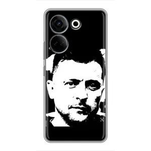 Чохол для Tecno Camon 20 Pro (AlphaPrint - с принтом Зеленського)