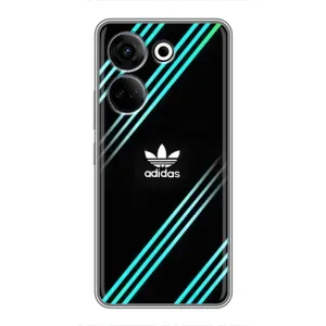 Чохли Адидас для Tecno Camon 20 (AlphaPrint) (Адідас з полосами)
