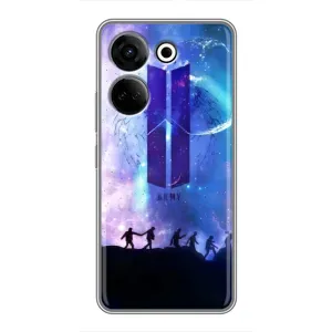 Чохол з принтом «Army BTS» для TECNO Camon 20