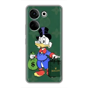 Чехли для Tecno Camon 20 - Скрудж МакДак Louis Vuitton (PREMIUMPrint) (Богата Утка)