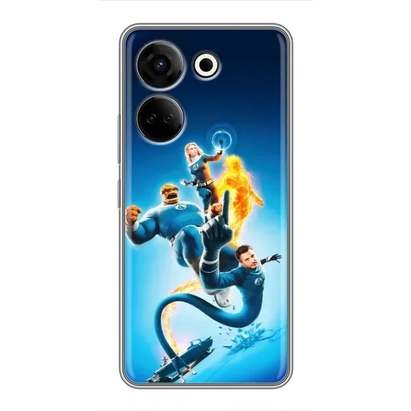 Чехол с принтом «Герои Фантастическая Четверка» для TECNO Camon 20