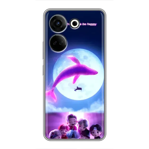 Чохол з принтом «КИТ BTS» для TECNO Camon 20 Чохол з принтом «КИТ BTS» для TECNO Camon 20