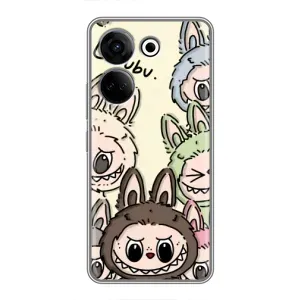 Чохол з Лабубу на Tecno Camon 20 (Золота мавпа Bored Ape)
