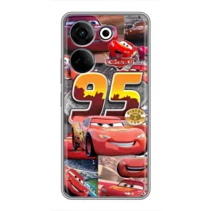 Силіконовий чохол Маквін для Tecno Camon 20 (Колаж Блискавка Маквін)