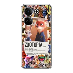 Чохол Зоотрополіс на Tecno Camon 20 (Постер Зоотрополіс)