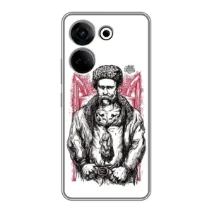Чохли для Tecno Camon 20 с принтом Тараса Шевченко (AlphaPrint) (Козак Шевченко)