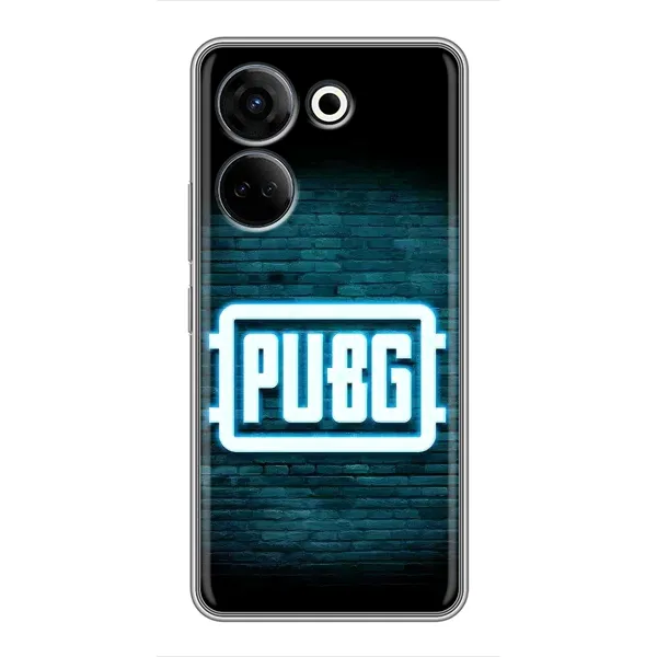 Чехол с принтом «Лого PUBG» для TECNO Camon 20