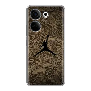 Чехлы для Tecno Camon 20 - с картинкой JORDAN (AlphaPrint) (Logo Jordan)