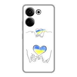 Чохол для Патріота України Tecno Camon 20 - (AlphaPrint) (Мир Україні)