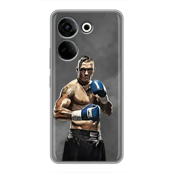 Чехол с принтом «Александр Усик» для TECNO Camon 20 Чехол с принтом «Александр Усик» для TECNO Camon 20
