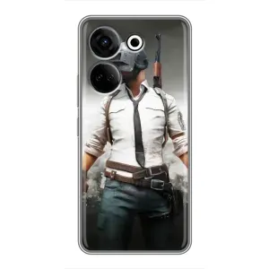 Чехол PUBG для ТЕХНО Камон 20 (AlphaPrint)