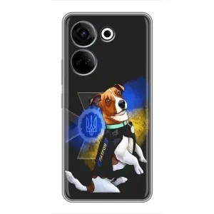 Чохли з картинкою собаки Патрон для Tecno Camon 20 (AlphaPrint) (Патрон собачка)
