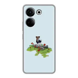 Чохли з картинкою собаки Патрон для Tecno Camon 20 (AlphaPrint)