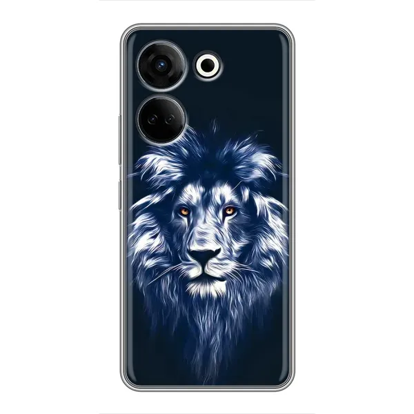 Чехол с принтом «Синий Лев» для TECNO Camon 20 Чехол с принтом «Синий Лев» для TECNO Camon 20