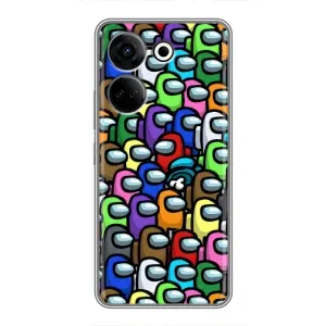 Чехол Амонг Ас для Tecno Camon 20 (AlphaPrint) (Убит)
