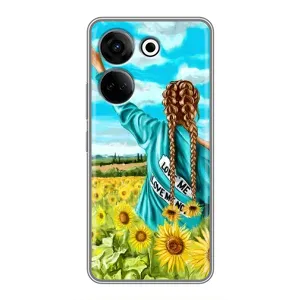 Чохол для Патріота України Tecno Camon 20 - (AlphaPrint) (Україночка)