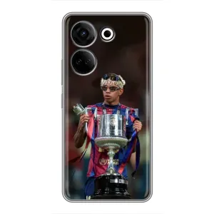 Чохол з футболістом Ламін Ямаль Tecno Camon 20 (Ямаль з кубком)