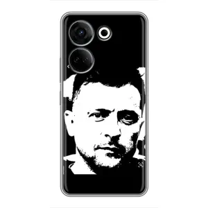 Чохол для Tecno Camon 20 (AlphaPrint - с принтом Зеленського)