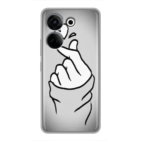 Чехол с принтом «Значок Love» для TECNO Camon 20 Чехол с принтом «Значок Love» для TECNO Camon 20