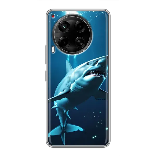 Чехол с принтом «Акула под водой» для TECNO Camon 30 (CL6) Чехол с принтом «Акула под водой» для TECNO Camon 30 (CL6)
