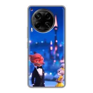 Чохол Зоотрополіс на Tecno Camon 30 (CL6) (Романтичний вечір Зоотрополіс)