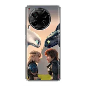 Чохол як приборкати дракона на Tecno Camon 30 (CL6) (Гикавка і Астрід)