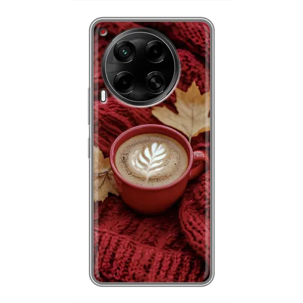 Чехол с принтом «Кофе на пледе» для TECNO Camon 30 (CL6) Чехол с принтом «Кофе на пледе» для TECNO Camon 30 (CL6)