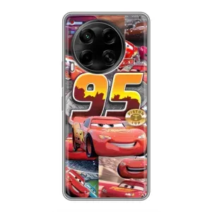 Силіконовий чохол Маквін для Tecno Camon 30 (CL6) (Колаж Блискавка Маквін)