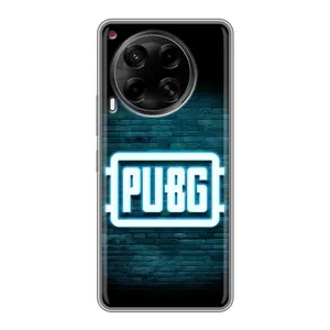 Чеjхол PUBG для ТЕКНО Камон 30 (CL6) (AlphaPrint) (Лого PUBG)