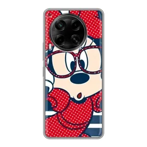Міккі Маус чохол для Tecno Camon 30 (CL6) (AlphaPrint - Мультяшні) (Маус в окулярах)