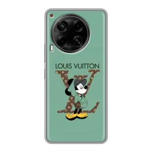 Чохли Луі Вітон для Tecno Camon 30 (CL6) (AlphaPrint - LOUIS VUITTON) (Міккі Маус LV)