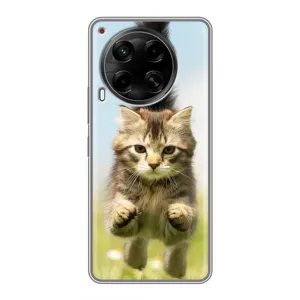 Чохли з Котиками для Tecno Camon 30 (CL6) (VPrint) (Прижок кота)