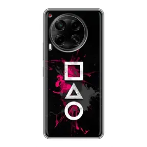 Чохол Гра в кальмара для Tecno Camon 30 (CL6) (Символи Гра кальмара)