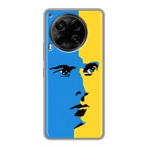 Украинские Чехлы для Tecno Camon 30 (CL6) с картинкой УПА (AlphaPrint) (Степан Бандера)