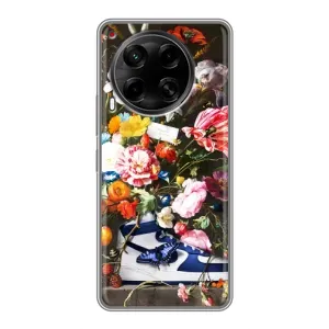 Чехол для Tecno Camon 30 (CL6) - с принтом Найк (AlphaPrint) (Стиль Найк)