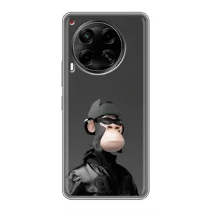 Чохли з Мавпами NFT для Tecno Camon 30 (CL6) (AlphaPrint) (стильна мавпа NFT)