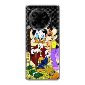 Чехли для Tecno Camon 30 (CL6) - Скрудж МакДак Louis Vuitton (PREMIUMPrint) (Стильна Утка)