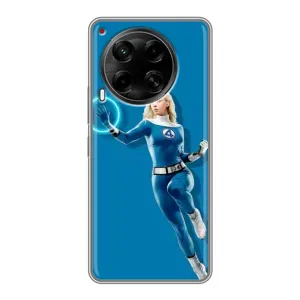 Чохол з принтом Фантастична четвірка для Tecno Camon 30 (CL6) (Сью Сторм політ)