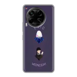 Чохли Венсдей на Tecno Camon 30 (CL6) Уенсдей (AlphaPrint) (Венздей і подруга)