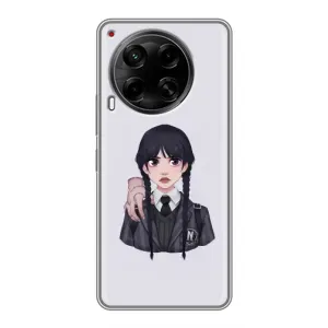 Чохли Венсдей на Tecno Camon 30 (CL6) Уенсдей (AlphaPrint) (Венздей і Річ)