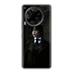 Чохол з дизайном Венздей 2 на Tecno Camon 30 (CL6) (Темний стиль Венздей)