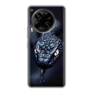 Чехол с принтом «Черная змея» для TECNO Camon 30 (CL6)