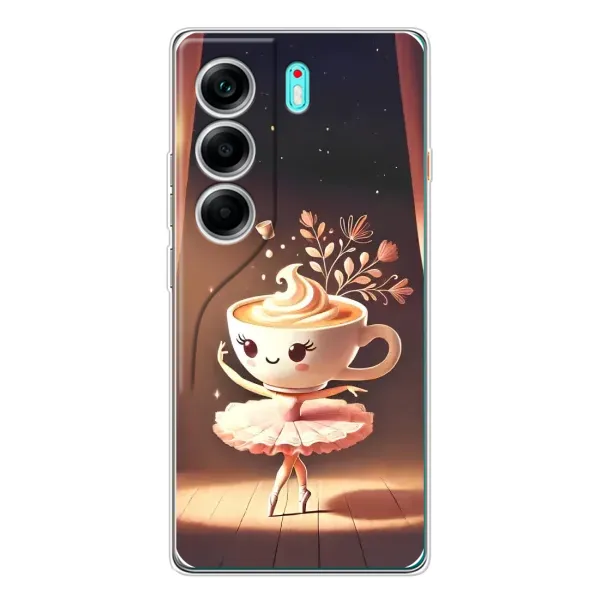 Чехол с принтом «Балерина капучина» для TECNO Camon 40 Чехол с принтом «Балерина капучина» для TECNO Camon 40