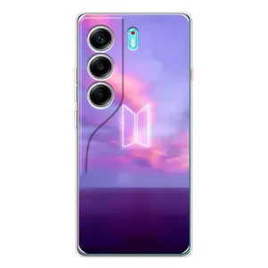 Чехол с принтом «BTS логотип» для TECNO Camon 40