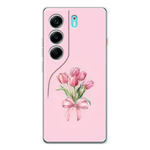 Чехол с принтом «Букет цветов» для TECNO Camon 40