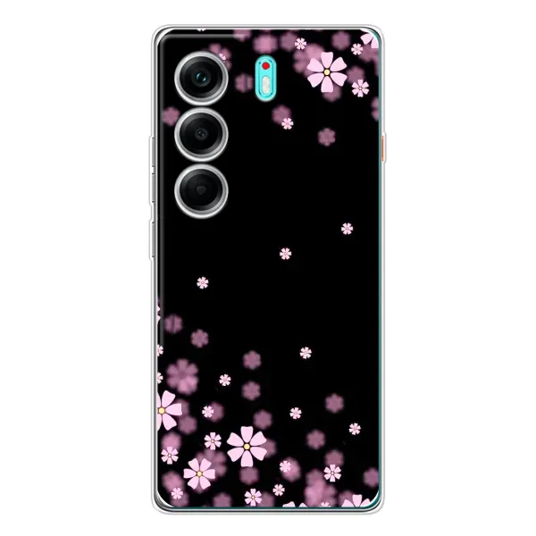Чехол с принтом «Цветочки маленькие» для TECNO Camon 40 Чехол с принтом «Цветочки маленькие» для TECNO Camon 40