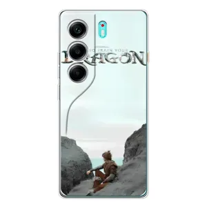 Чехол как приручить дракона на TECNO Camon 40 (Дракон лого)