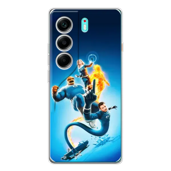 Чехол с принтом «Герои Фантастическая Четверка» для TECNO Camon 40